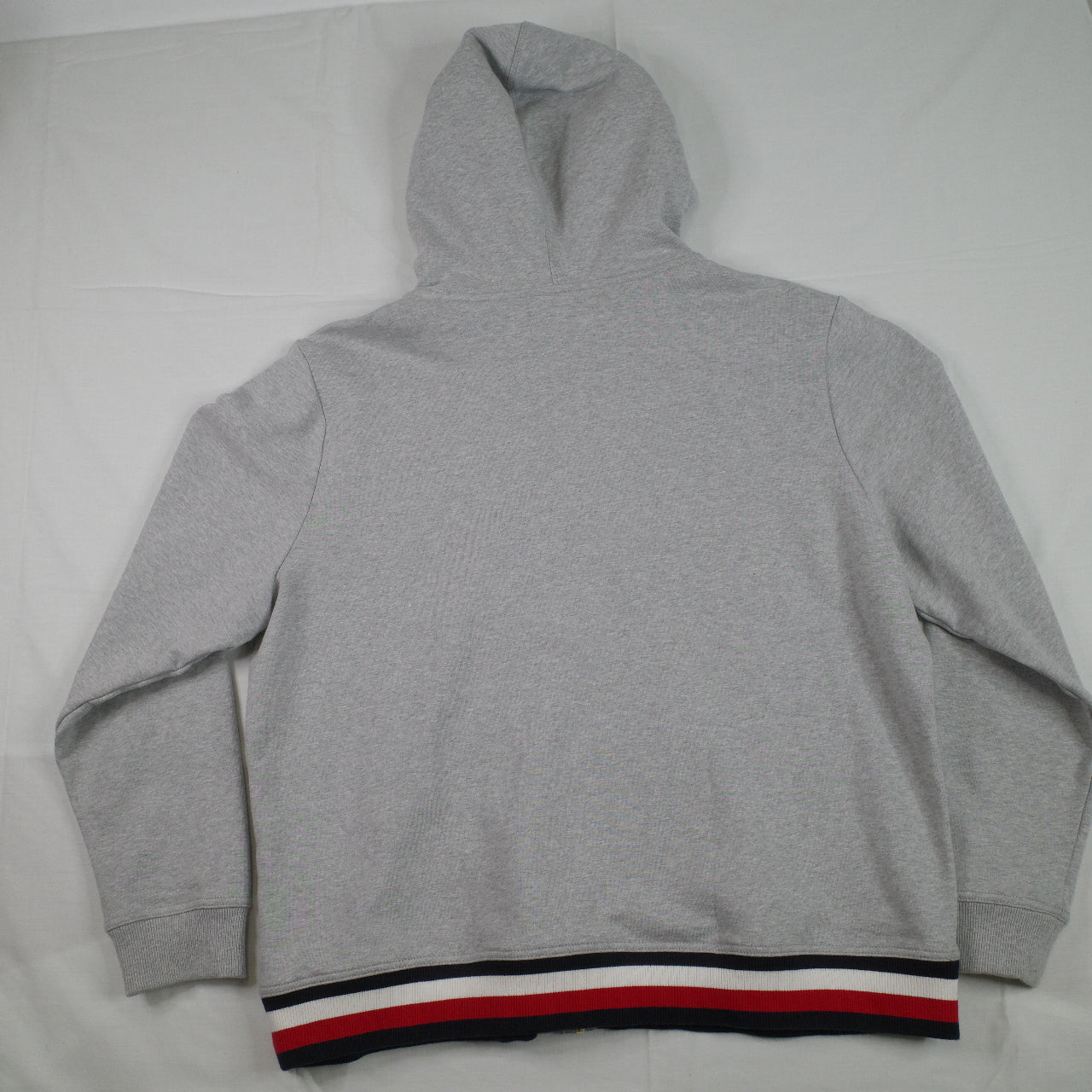Tommy Hilfiger Grey Zip Up Hoodie Cotton Men's XXL