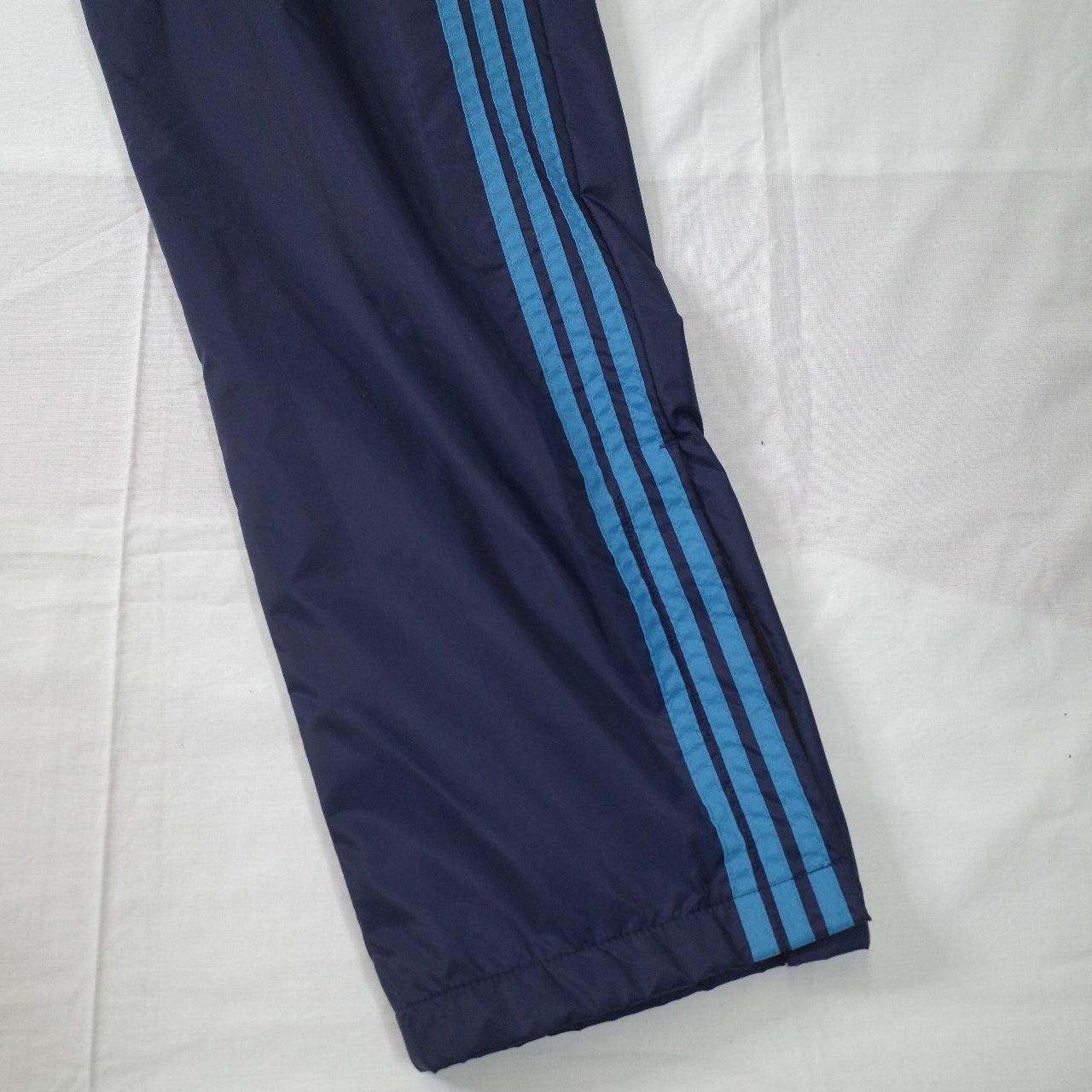 Vintage Adidas 90's New Zealand Made Two Tone Blue Lined Track Set Jacket Pants Mens Medium
