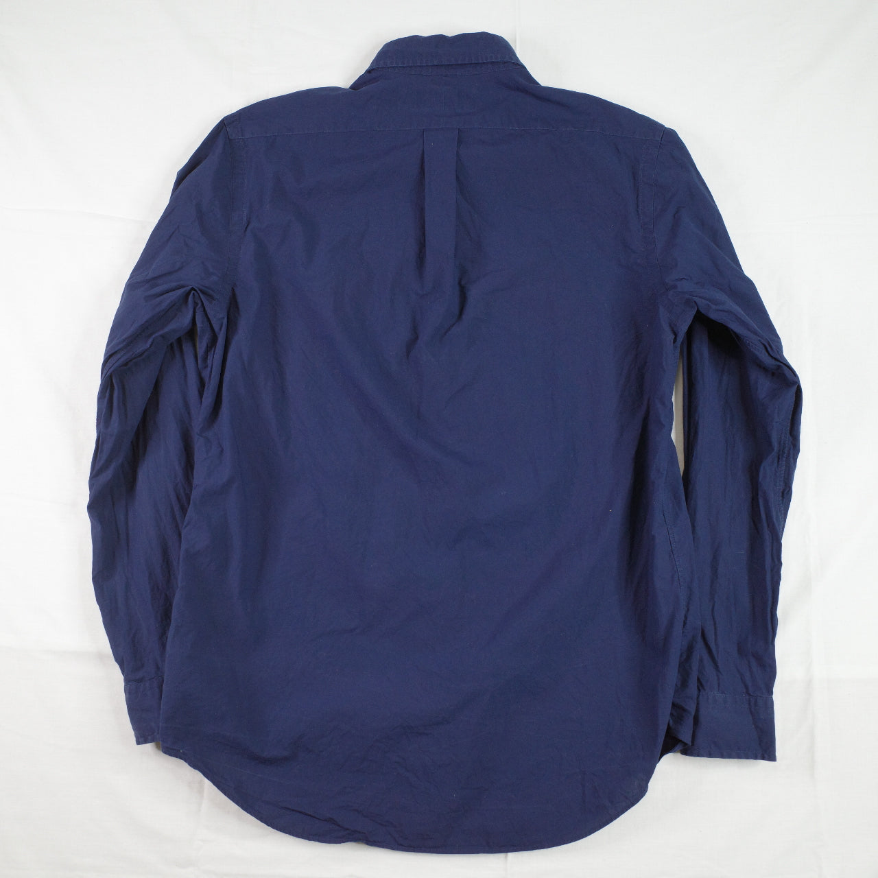 Ralph Lauren Shirt Mens Medium Blue Button Down Slim Fit Stretch Oxford
