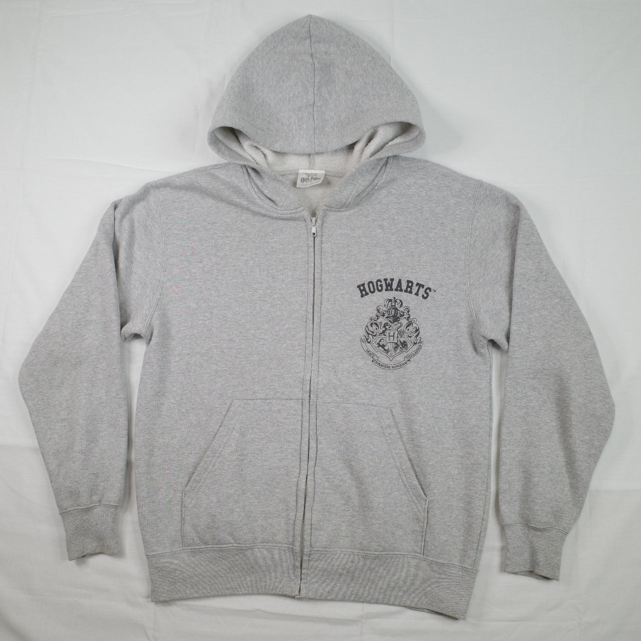 Wizarding World Universal Japan Harry Potter Hogwarts Zip Up Hoodie Grey Medium