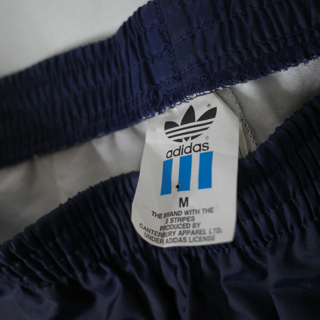 Vintage Adidas 90's New Zealand Made Two Tone Blue Lined Track Set Jacket Pants Mens Medium