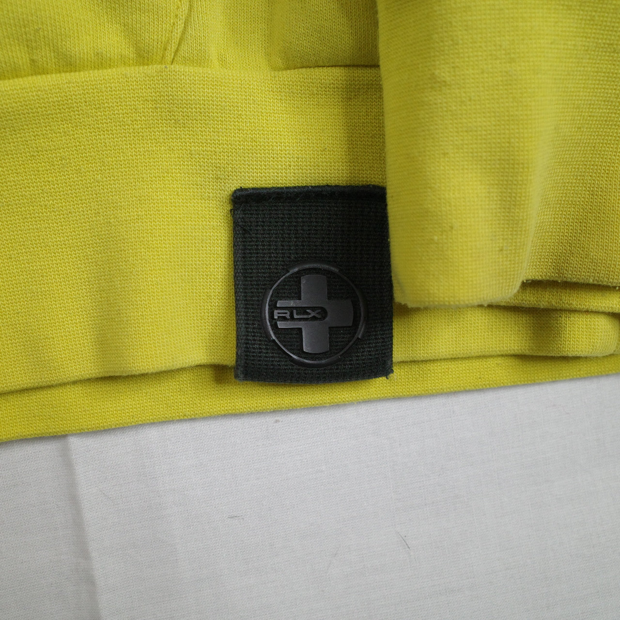 RLX Alpine Ski Technology Yellow RLX67 Ralph Lauren Hoodie Mens XL