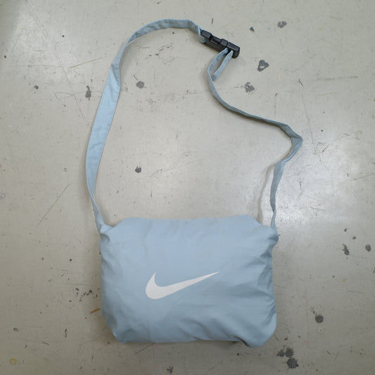 Vintage Nike Packable Baby Blue Track Zip Up Jacket Mens M