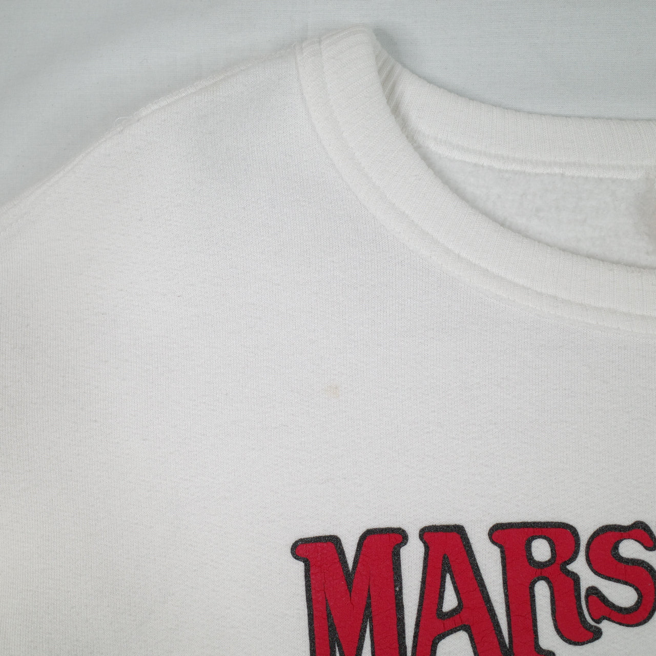 Vintage Marshlands Canada Flying Ducks White Crewneck Mens XL