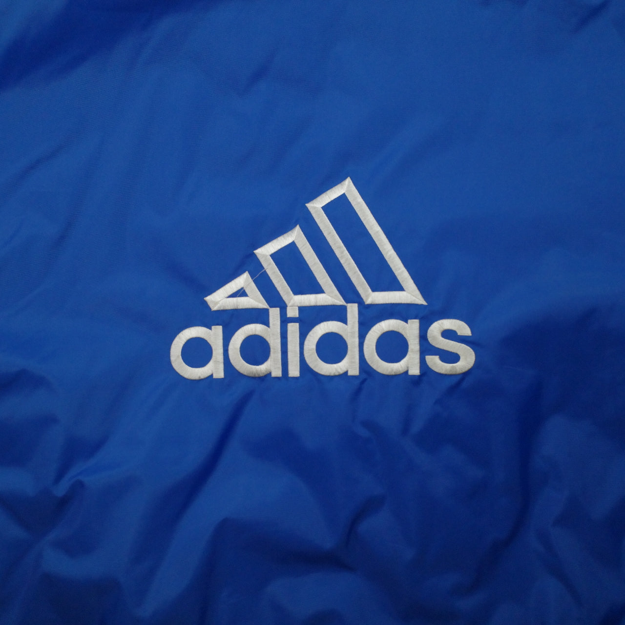 Vintage Adidas Puffer Jacket Size XL Blue Black Reversible 90s Y2K