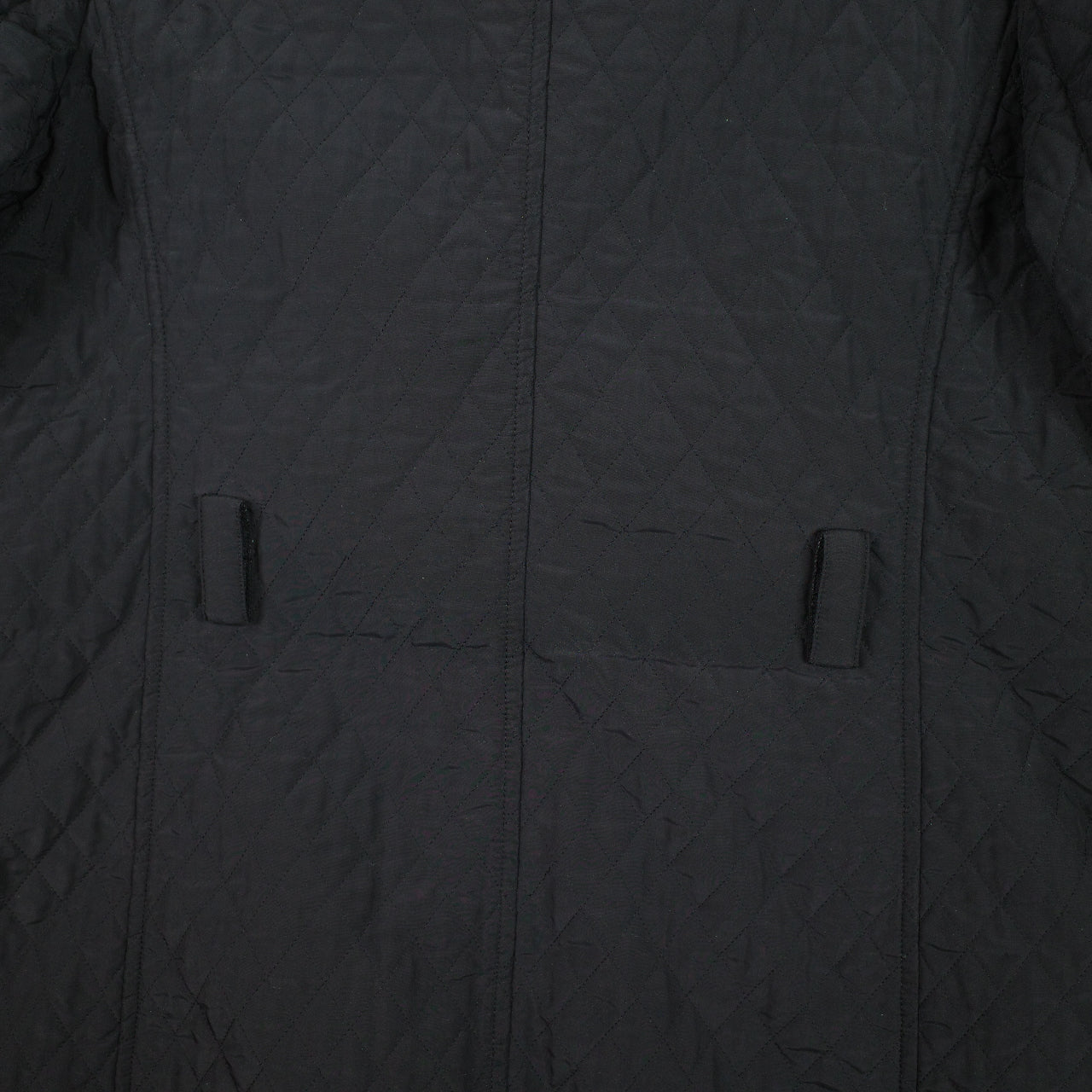 Max Mara Vintage Quilted Black Jacket Missing Buttoms Size 14