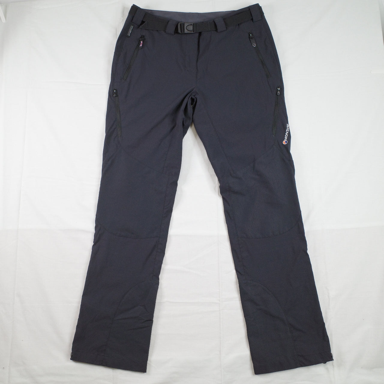 Montane Terra Stretch Pants Size Womens UK 12 Regular Black Hiking Trousers