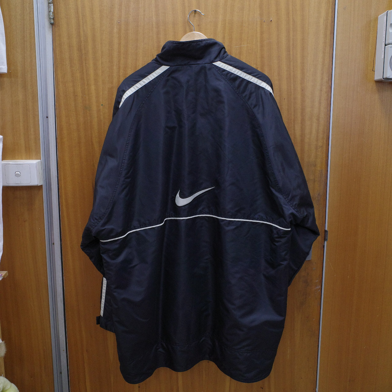Vintage Nike Jacket Size 2XL Black Full Zip Fleece Lined Insulated Mens