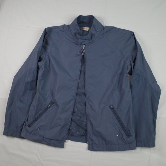 Vintage 90s Blue Nike Nylon Sportswear Zip Up Jacket Bomber Men's XL