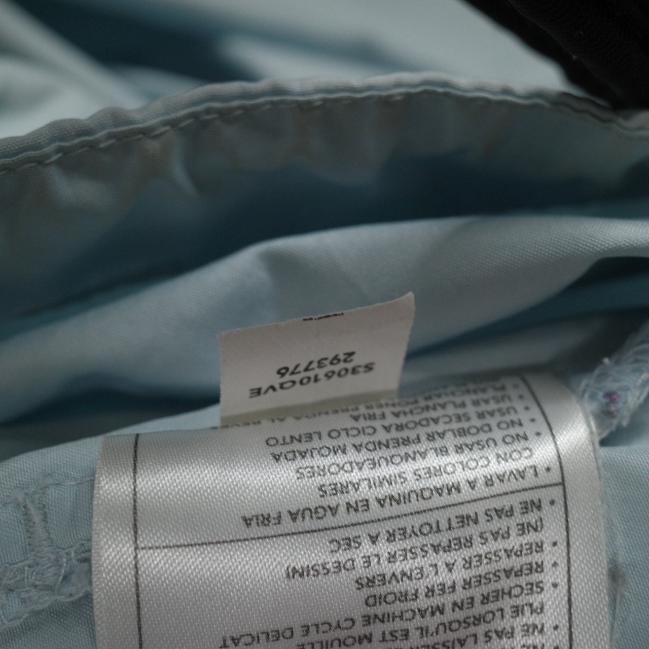 Vintage Nike Packable Baby Blue Track Zip Up Jacket Mens M