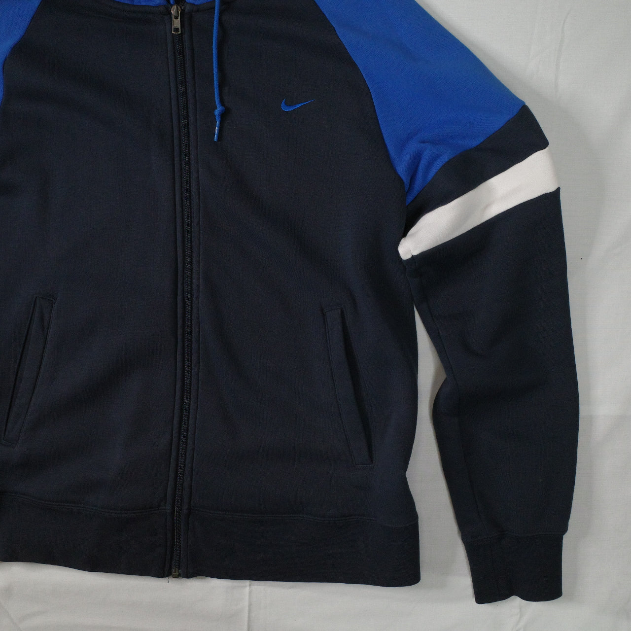 Vintage Nike Blue Zip Up Jacket Mens Large