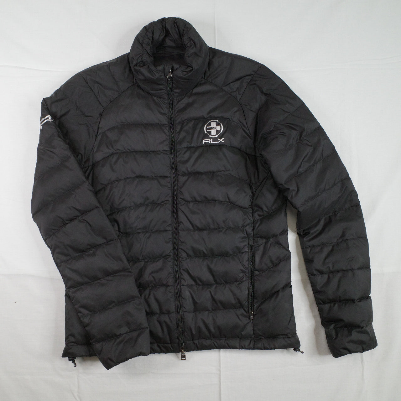 RLX Ralph Lauren Down Puffer Jacket Small Slim Fit Men Lightweight Black