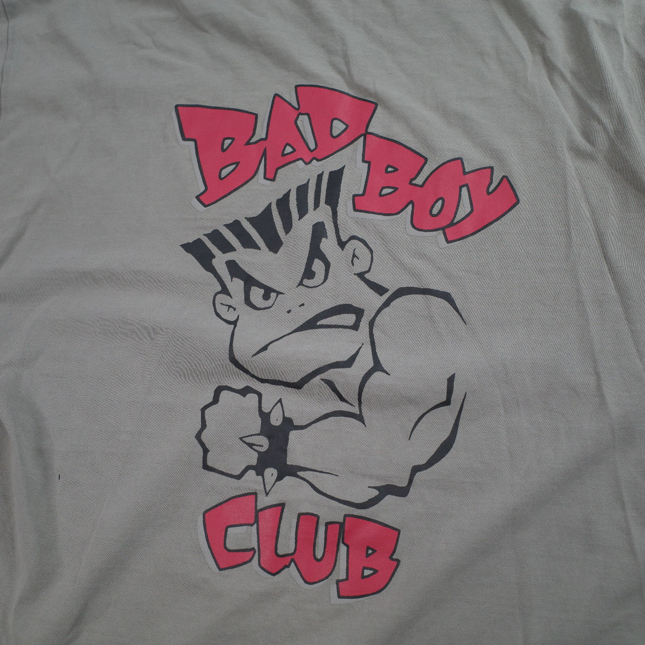 Vintage Lifes A Beach Bad Boy Club Shirt Size Medium Oversized Grey