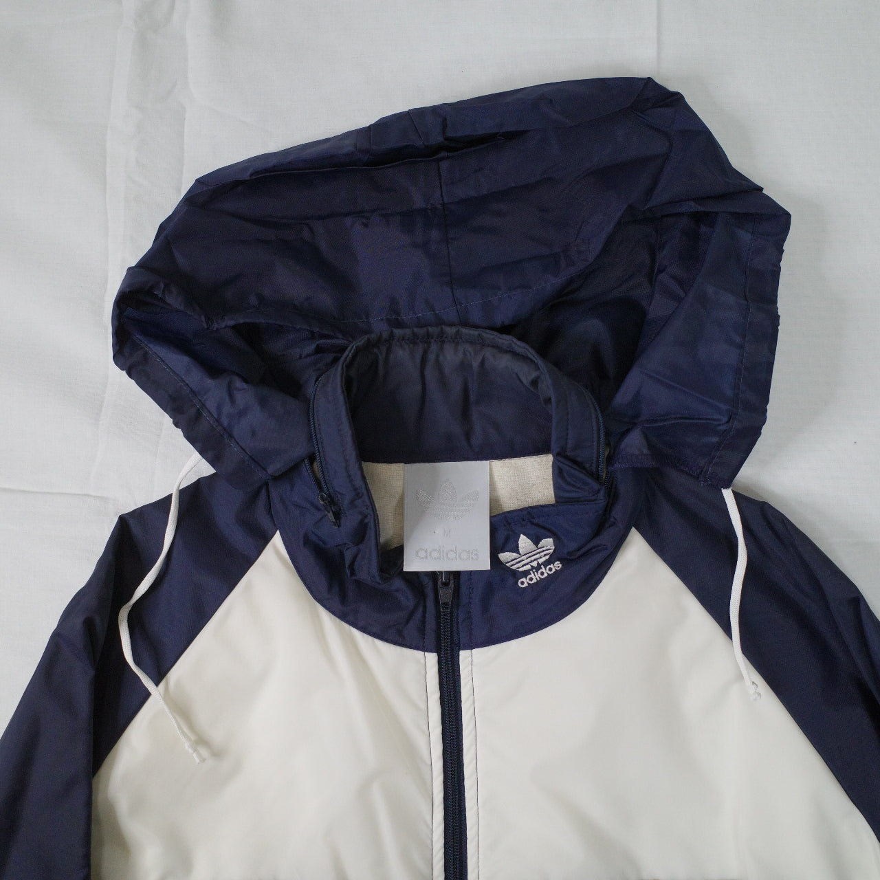 Vintage Adidas 90's New Zealand Made Blue White Lined Track Set Jacket Pants Mens Medium