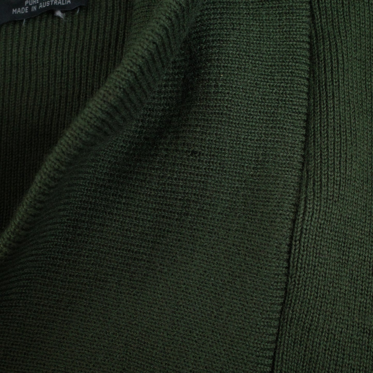 Aklanda 100% Wool Shawl Collar Cardigan Sweater Mens Medium