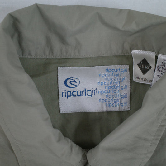 Vintage RipcurlGirl Trench Jacket Olive Womens Large