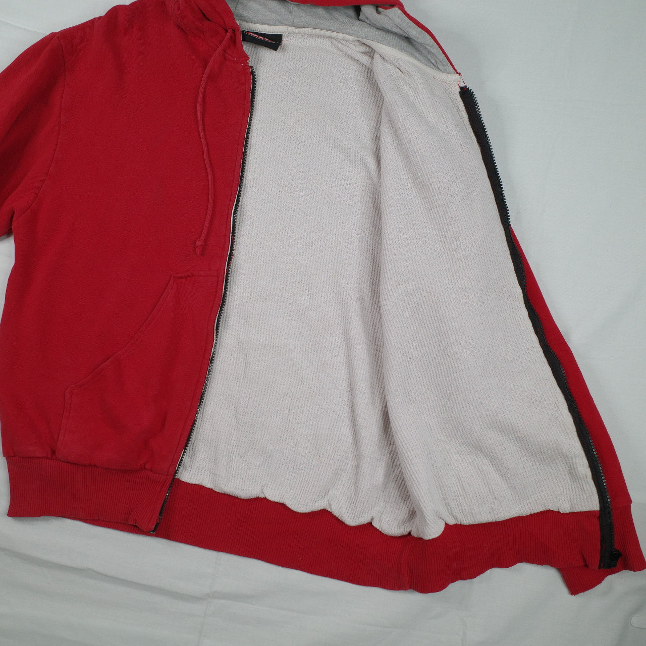 Dickies Red Hooded Jacket Mens Large