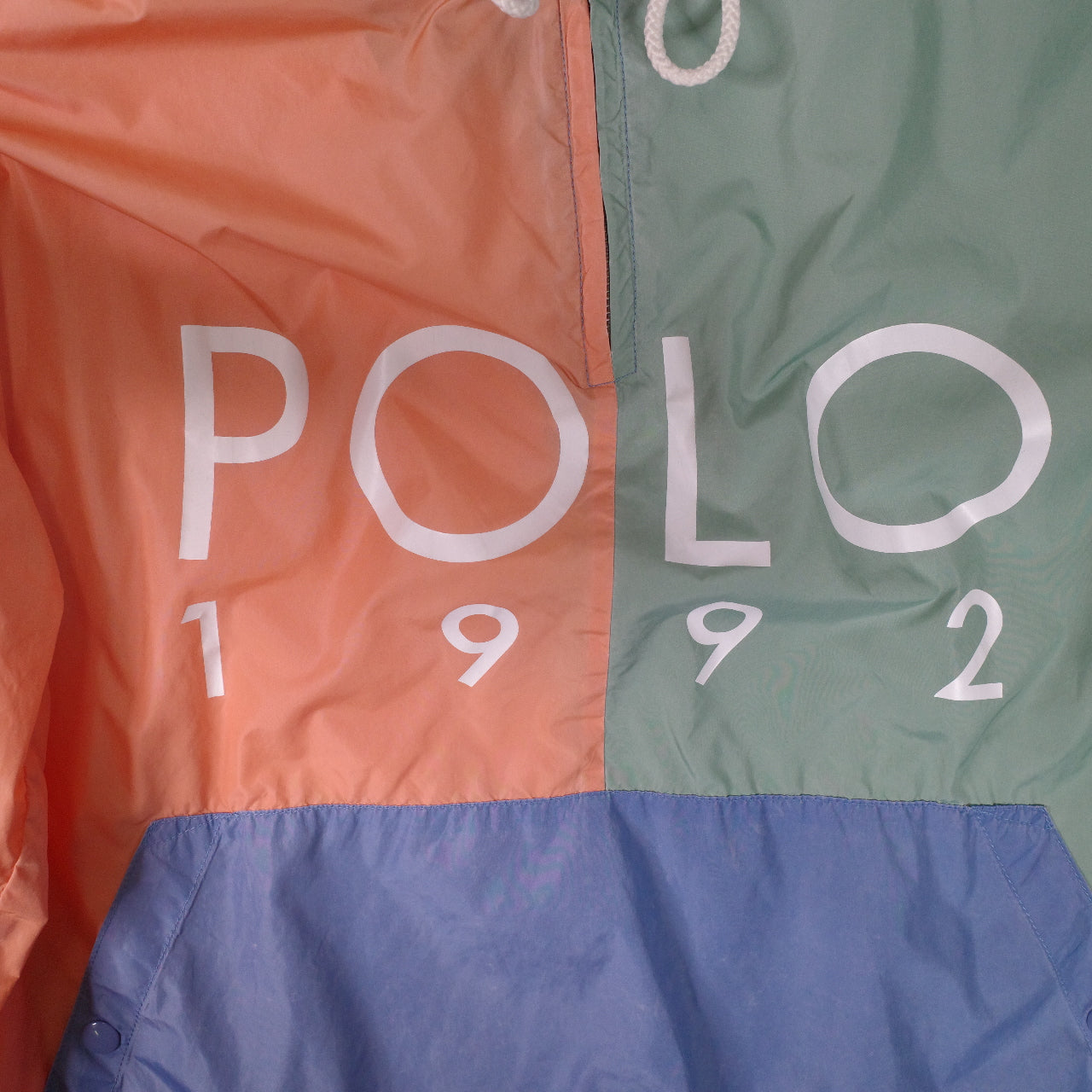 Polo Ralph Lauren Polo Sport Pastel 1992 Windbreaker Jacket Mens Medium NWT
