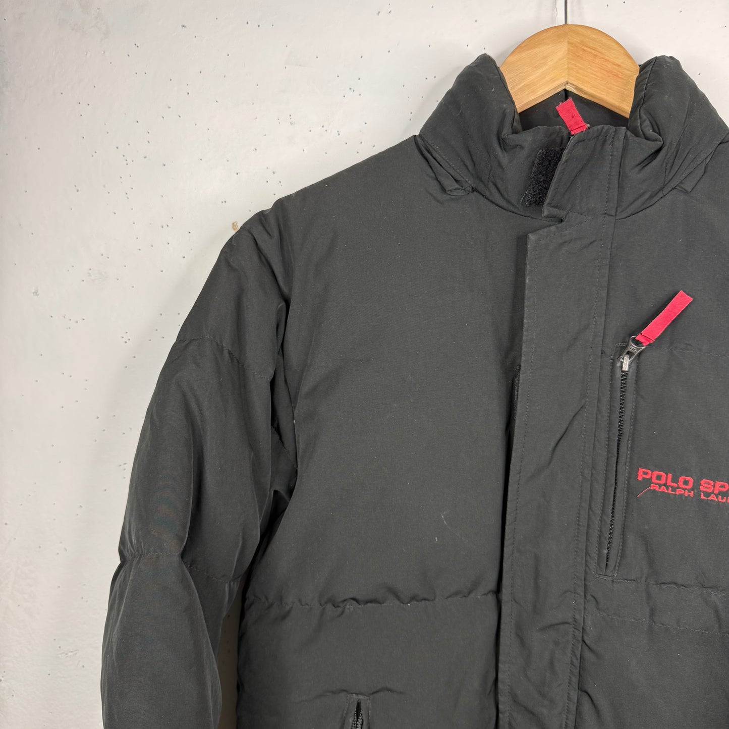 Polo Sport Ralph Lauren Vintage Black 67 Puffer Womens Medium