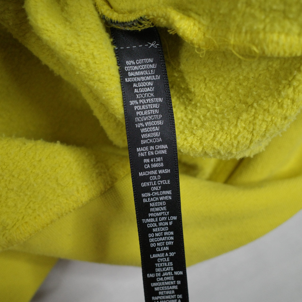 RLX Alpine Ski Technology Yellow RLX67 Ralph Lauren Hoodie Mens XL
