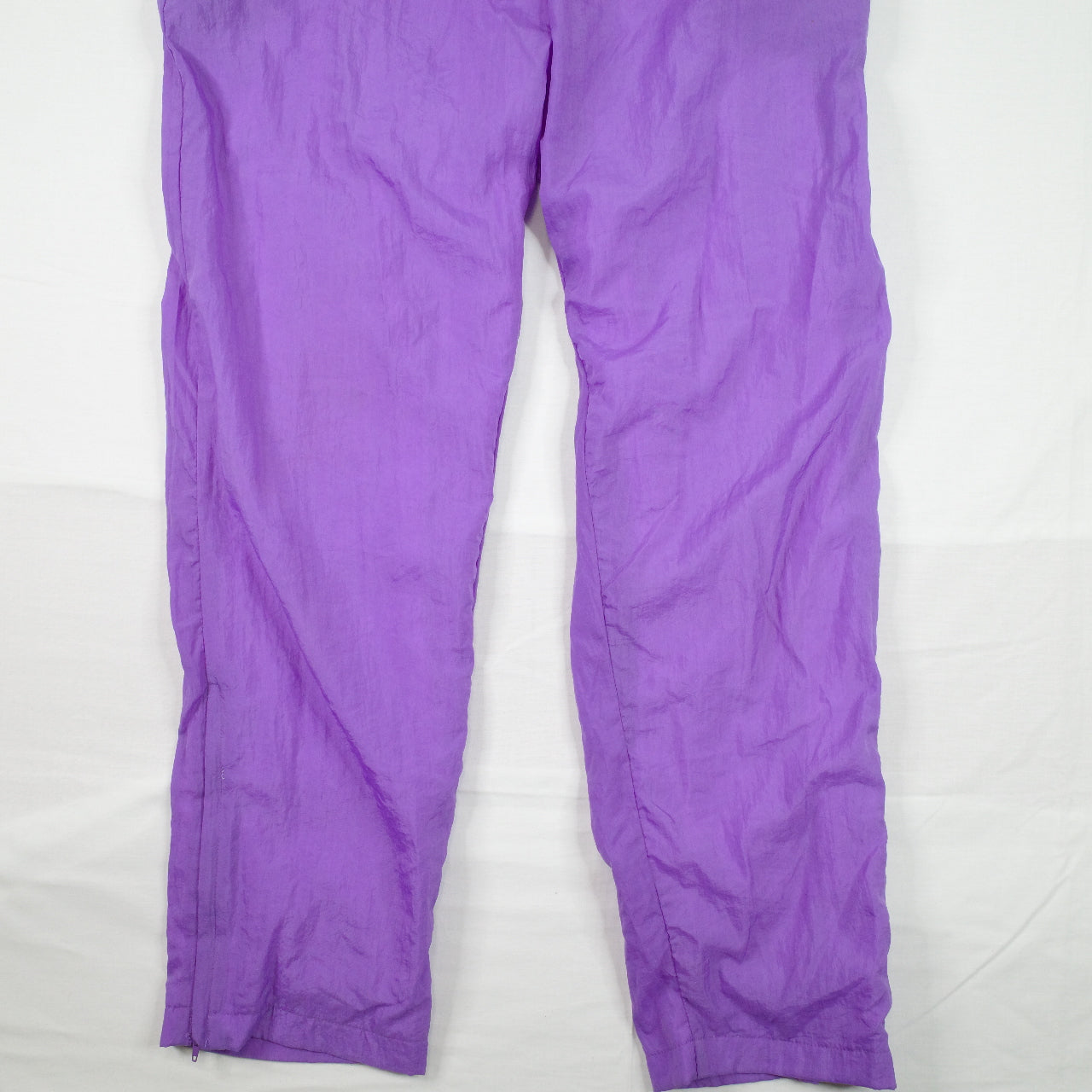 Vintage Reebok Black Purple Track Set Zip Jacket Pants Mens Medium