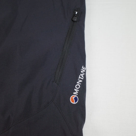 Montane Terra Stretch Pants Size Womens UK 12 Regular Black Hiking Trousers