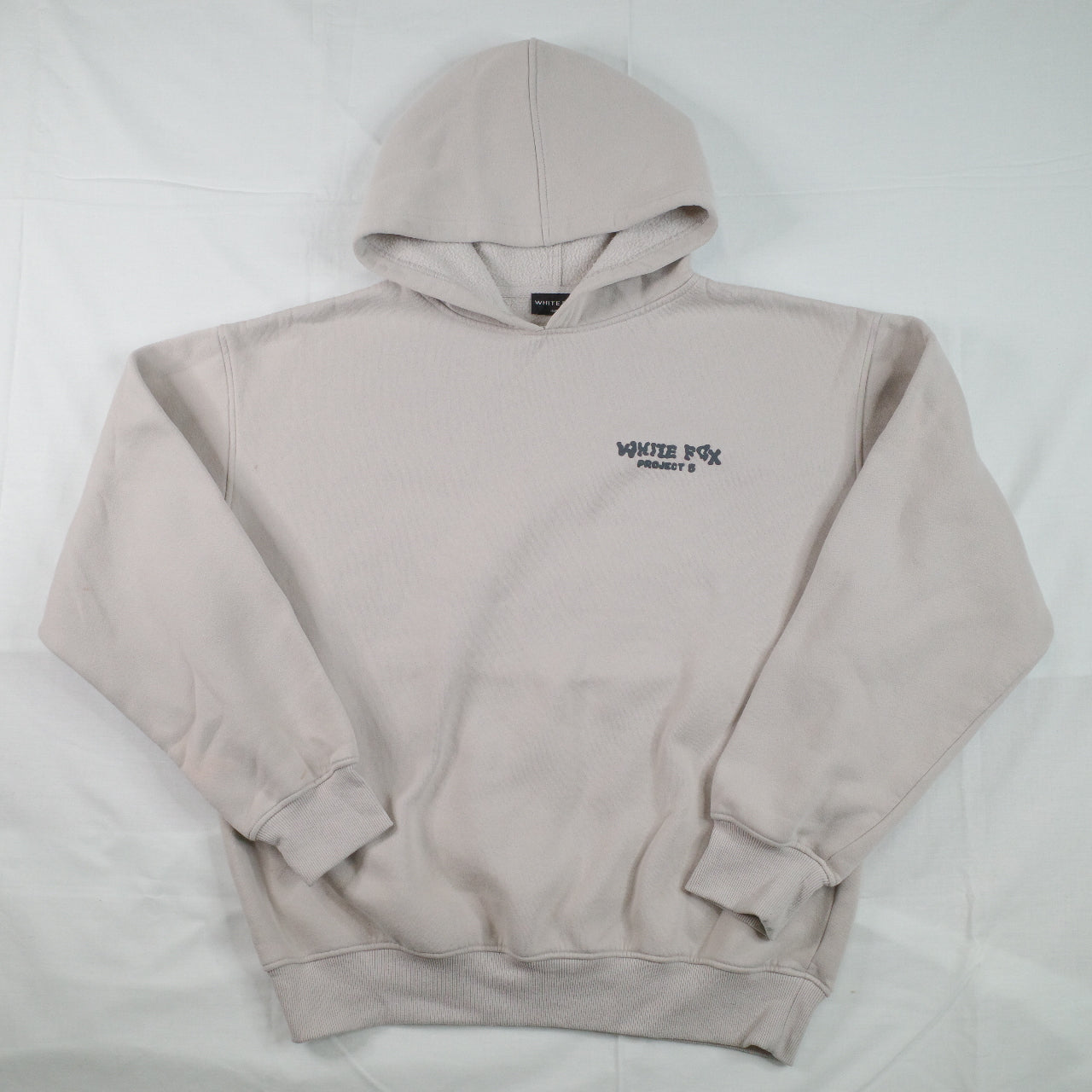 White Fox Project 5 Cream Hoodie Men's Small/Medium