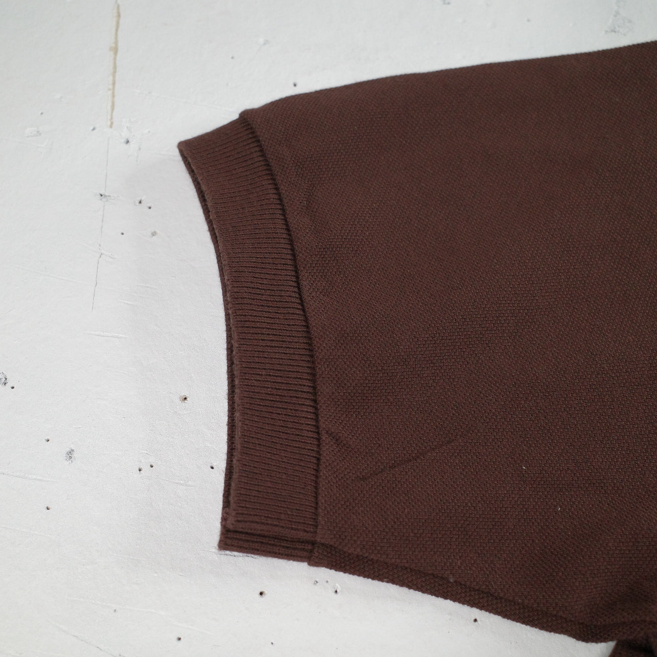Vintage Lacoste Polo Shirt Brown Short Sleeve Mens Size 4 Medium