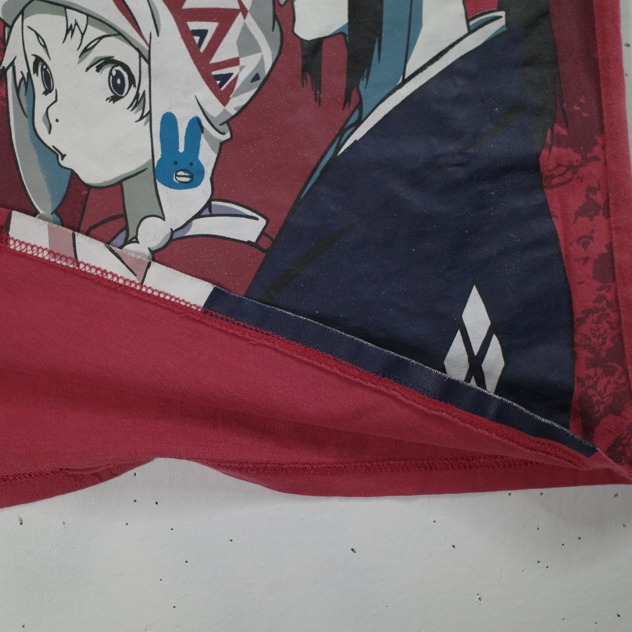 Vintage Samurai Champloo Anime Madman Otaku Wear 00's Faded Red Australia Release Small