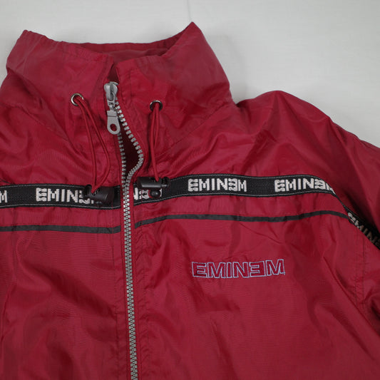 Eminem Slim Shady Maroon Full Zip Shell Jacket Women's 14