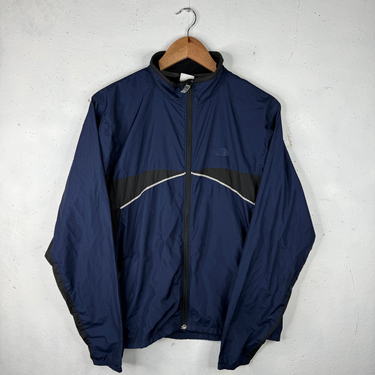 The North Face Packable Navy Black Jacket Mens Small