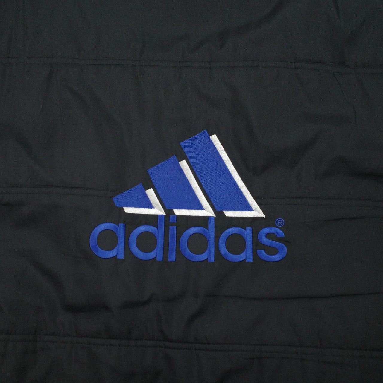Vintage Adidas Puffer Jacket Size XL Blue Black Reversible 90s Y2K