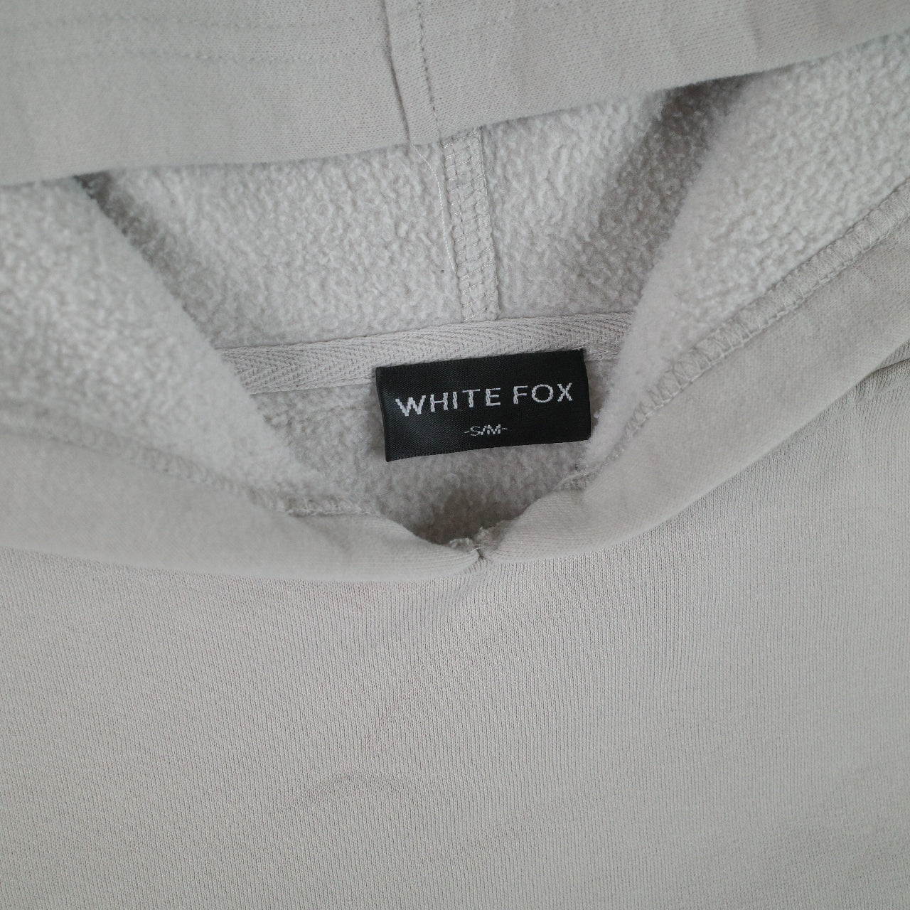 White Fox Project 5 Cream Hoodie Men's Small/Medium