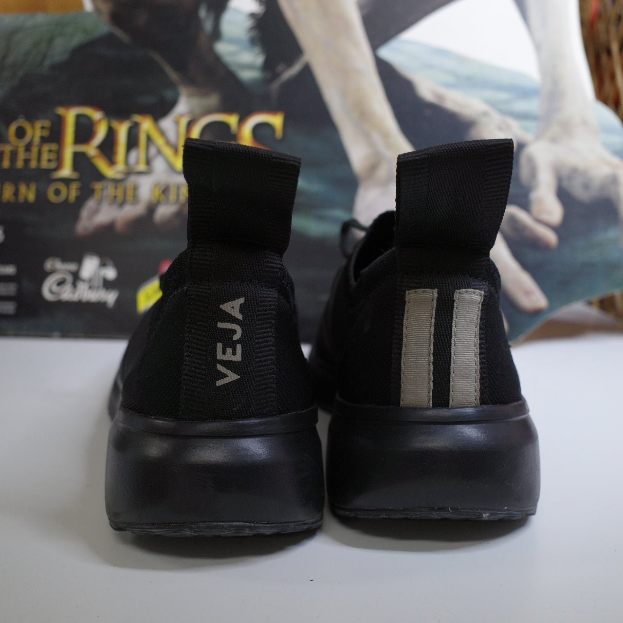VEJA Rick Owens Knit Black Sneakers Men US 10 EU 43