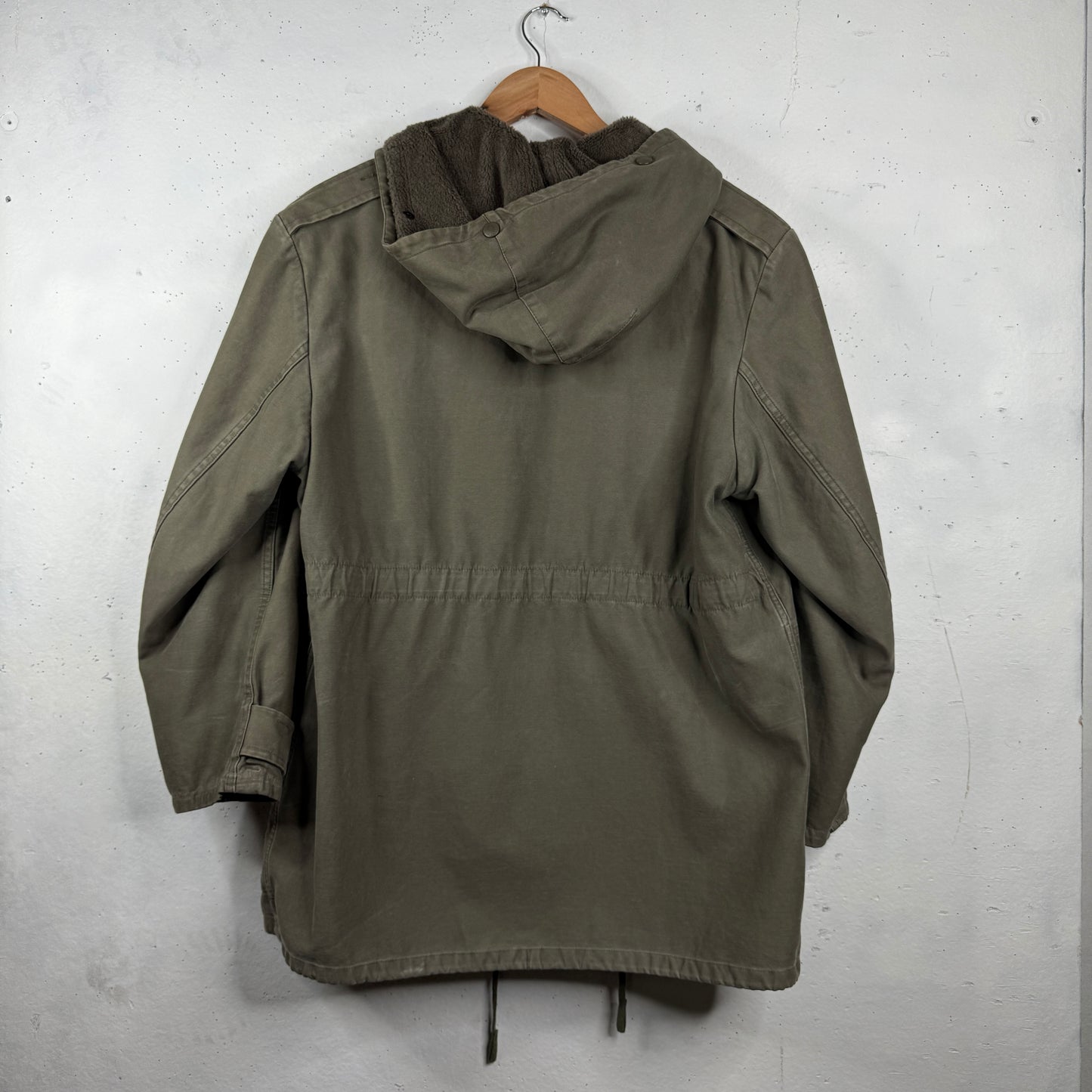 Scharrer Untergriesbach 1979 Army Parka Germany Chore Coat Sherpa Liner Mod Coat