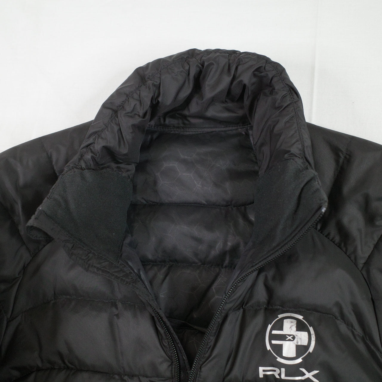 RLX Ralph Lauren Down Puffer Jacket Small Slim Fit Men Lightweight Black