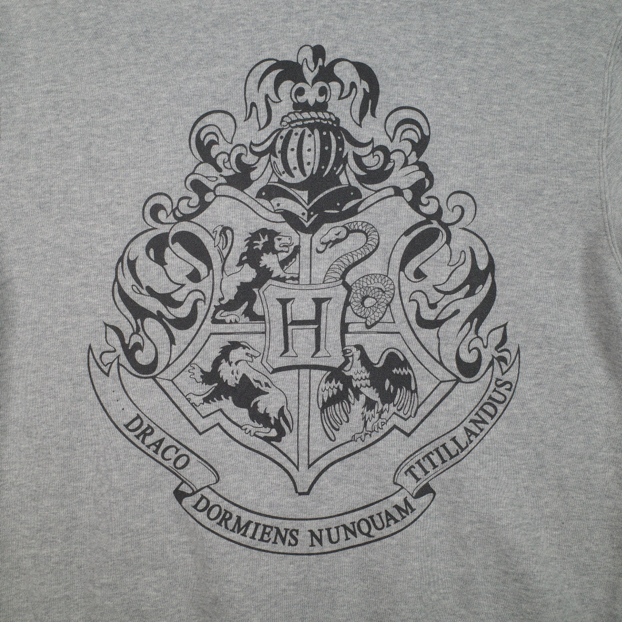 Wizarding World Universal Japan Harry Potter Hogwarts Zip Up Hoodie Grey Medium