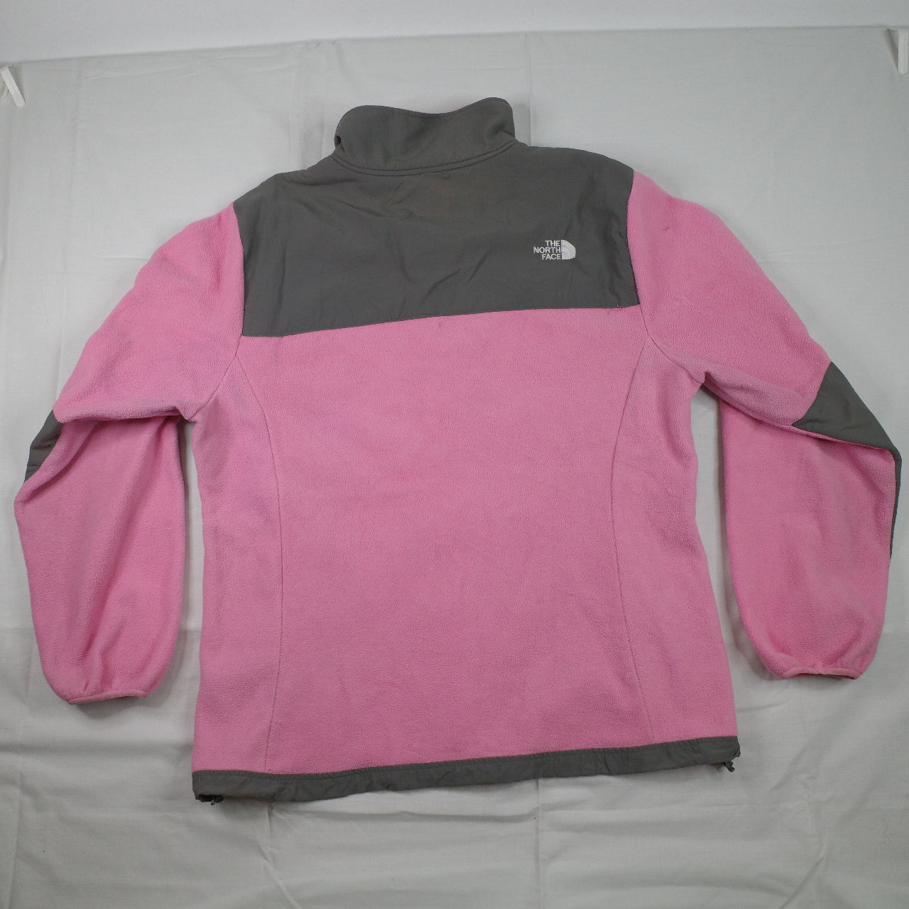The North Face Jacket Pink Gray Denali Polartec Full Zip Fleece Women's XXL