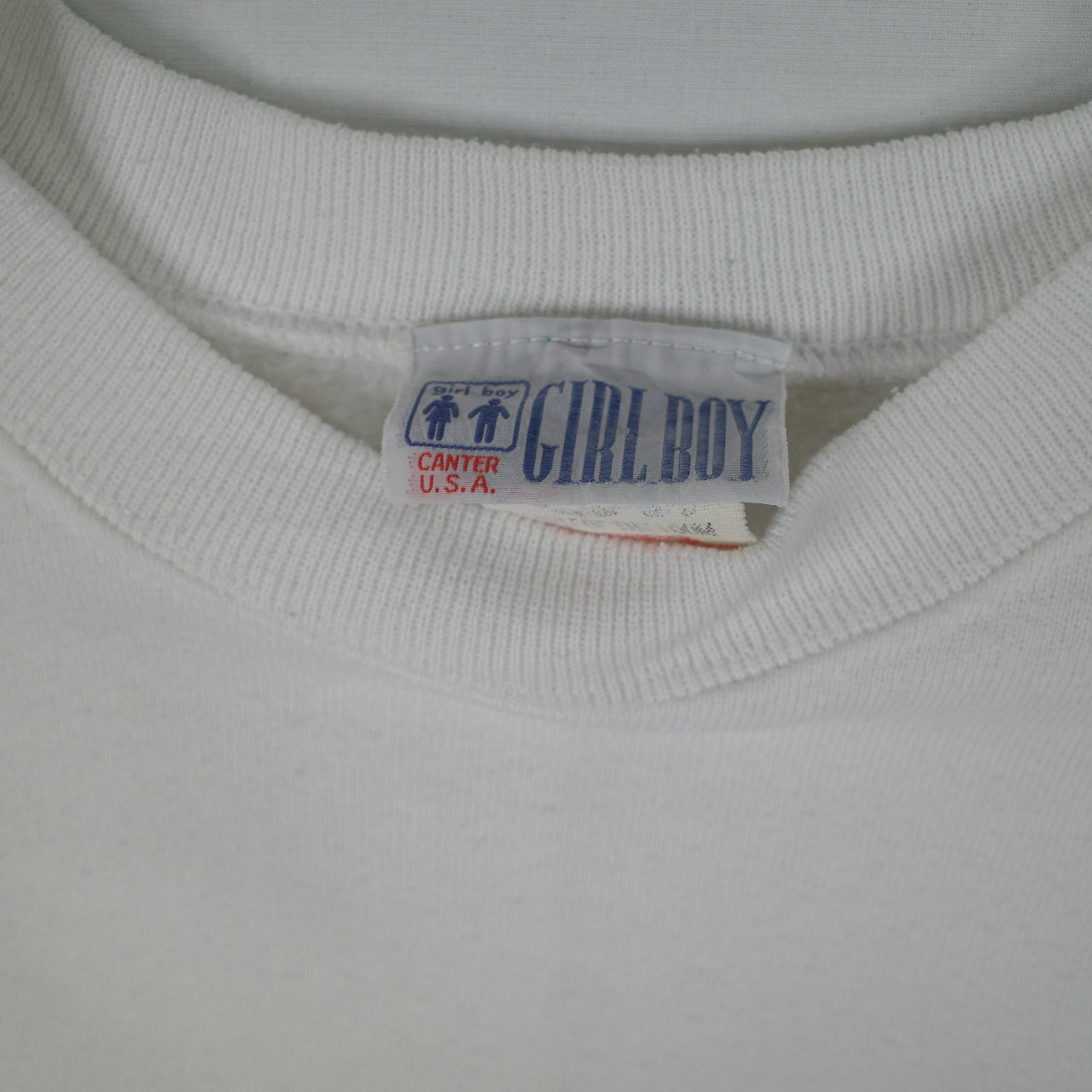 Girl Boy Skate Brand 90's Vintage White Crewneck Women's M