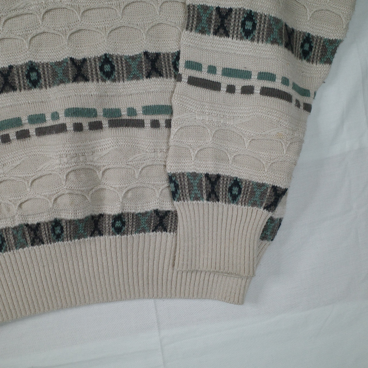 Rapp Knitwear Coogi Inspired Crewneck Australia Made Mens Medium