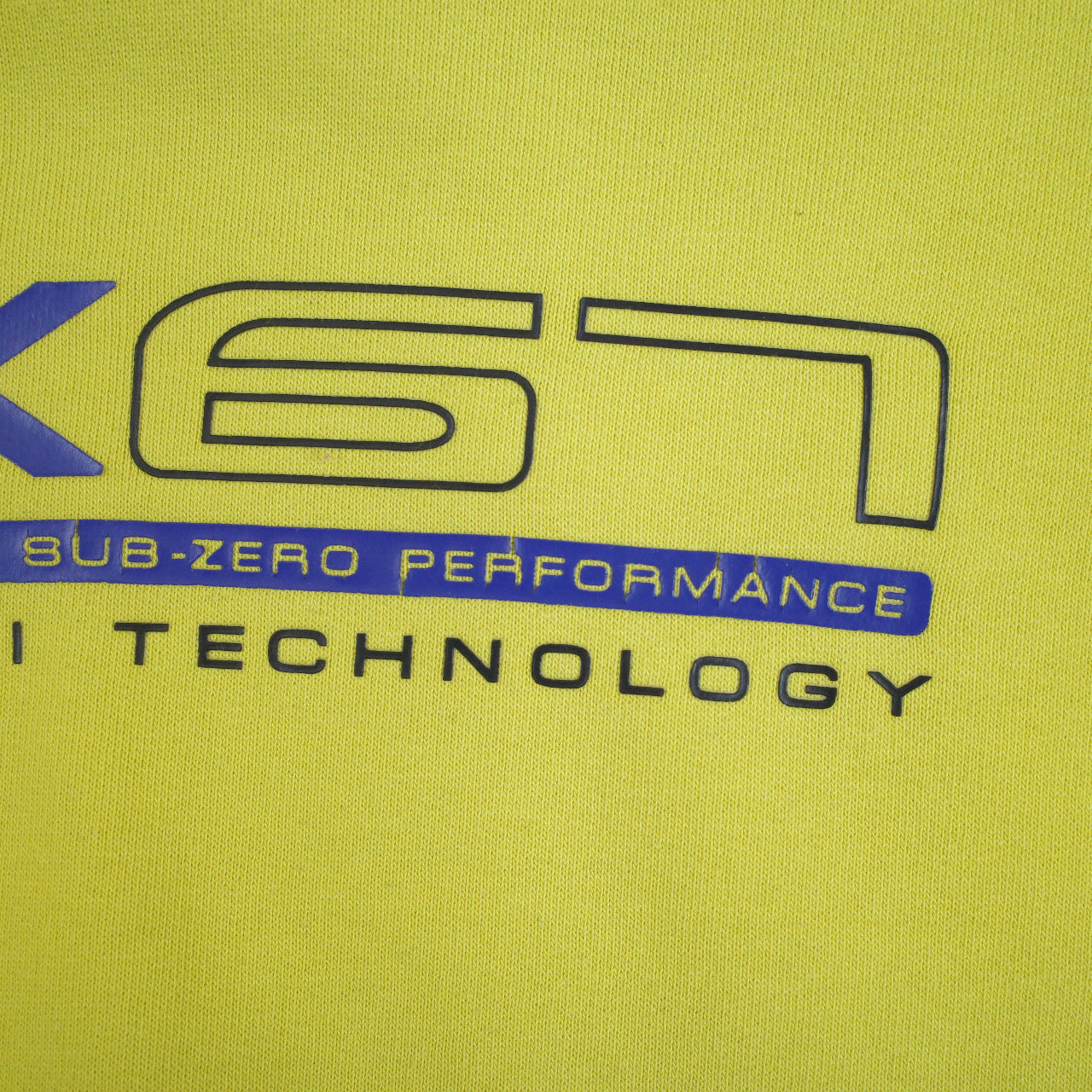 RLX Alpine Ski Technology Yellow RLX67 Ralph Lauren Hoodie Mens XL