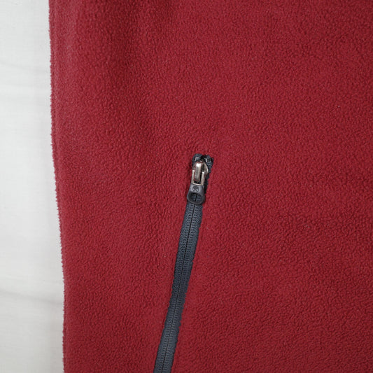 Vintage Kathmandu Altica Technologies Vest Mens M Red Full Zip Fleece Jacket