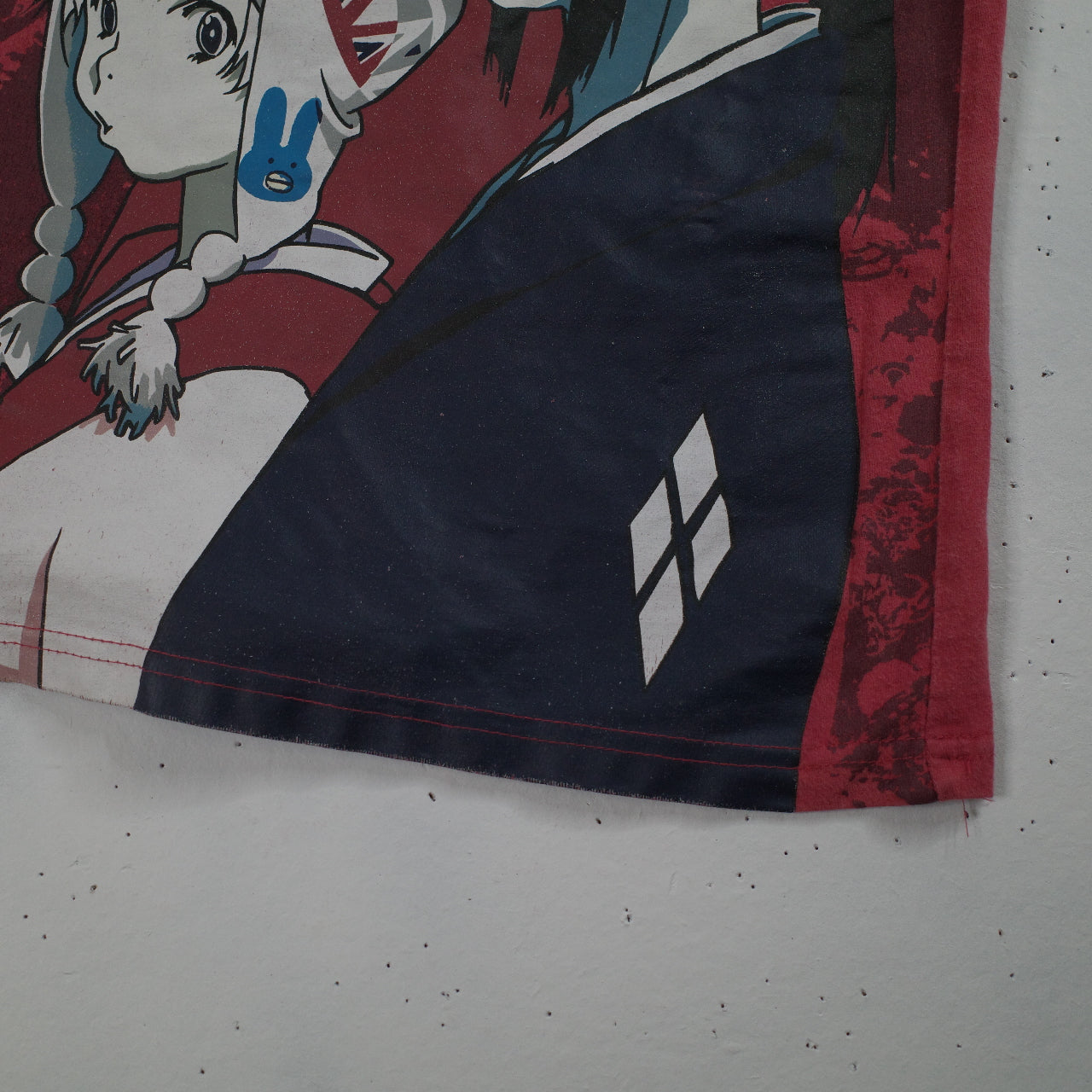 Vintage Samurai Champloo Anime Madman Otaku Wear 00's Faded Red Australia Release Small