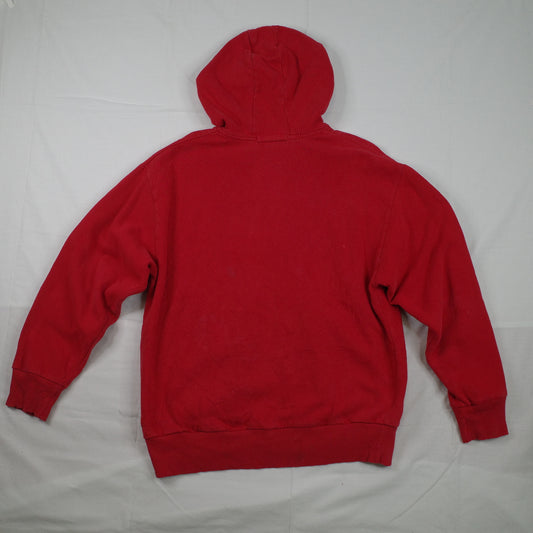 Dickies Red Hooded Jacket Mens Large