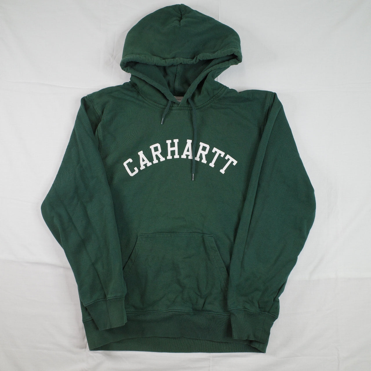 Carhartt WIP Men's XL College Hoodie Sweat Jumper Green Big Logo