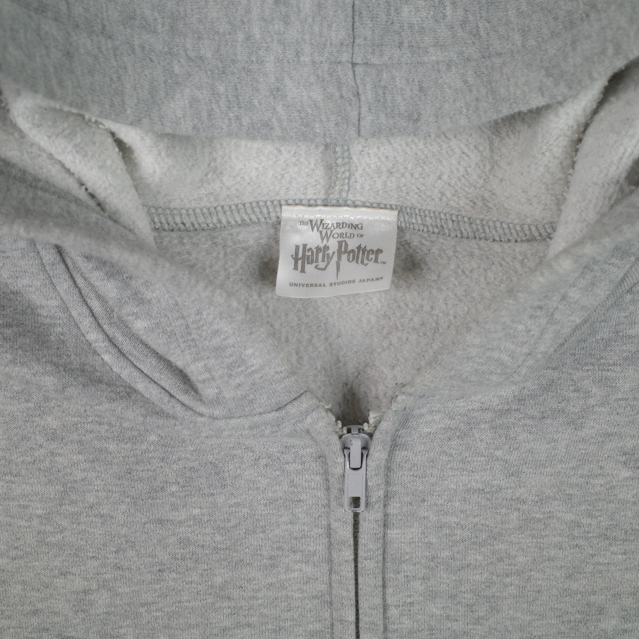 Wizarding World Universal Japan Harry Potter Hogwarts Zip Up Hoodie Grey Medium