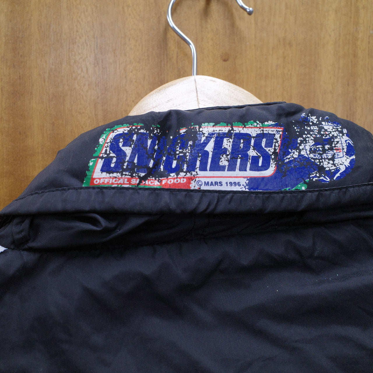 Snickers FIFA France 1998 World Cup Black Jacket *heavily used Men's XXL