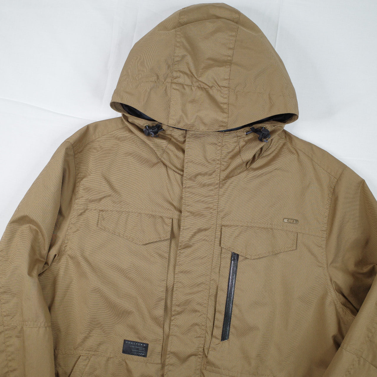 Oakley 2014 Spoiler Insulated Hooded Parka Jacket Mustard Men's L Needs Light Work