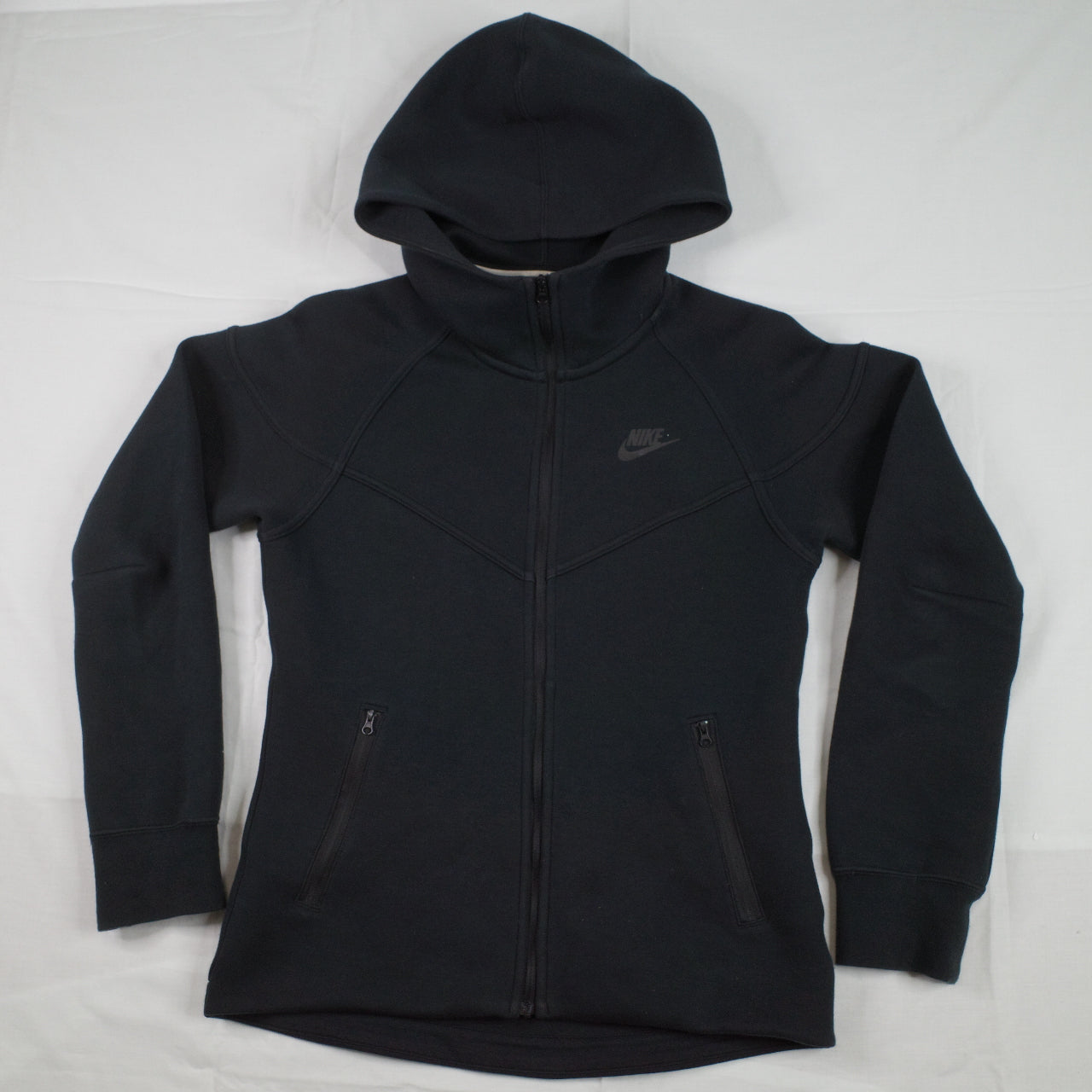 Nike Tech Fleece Jacket Black Zip Up Jacket Women's XS