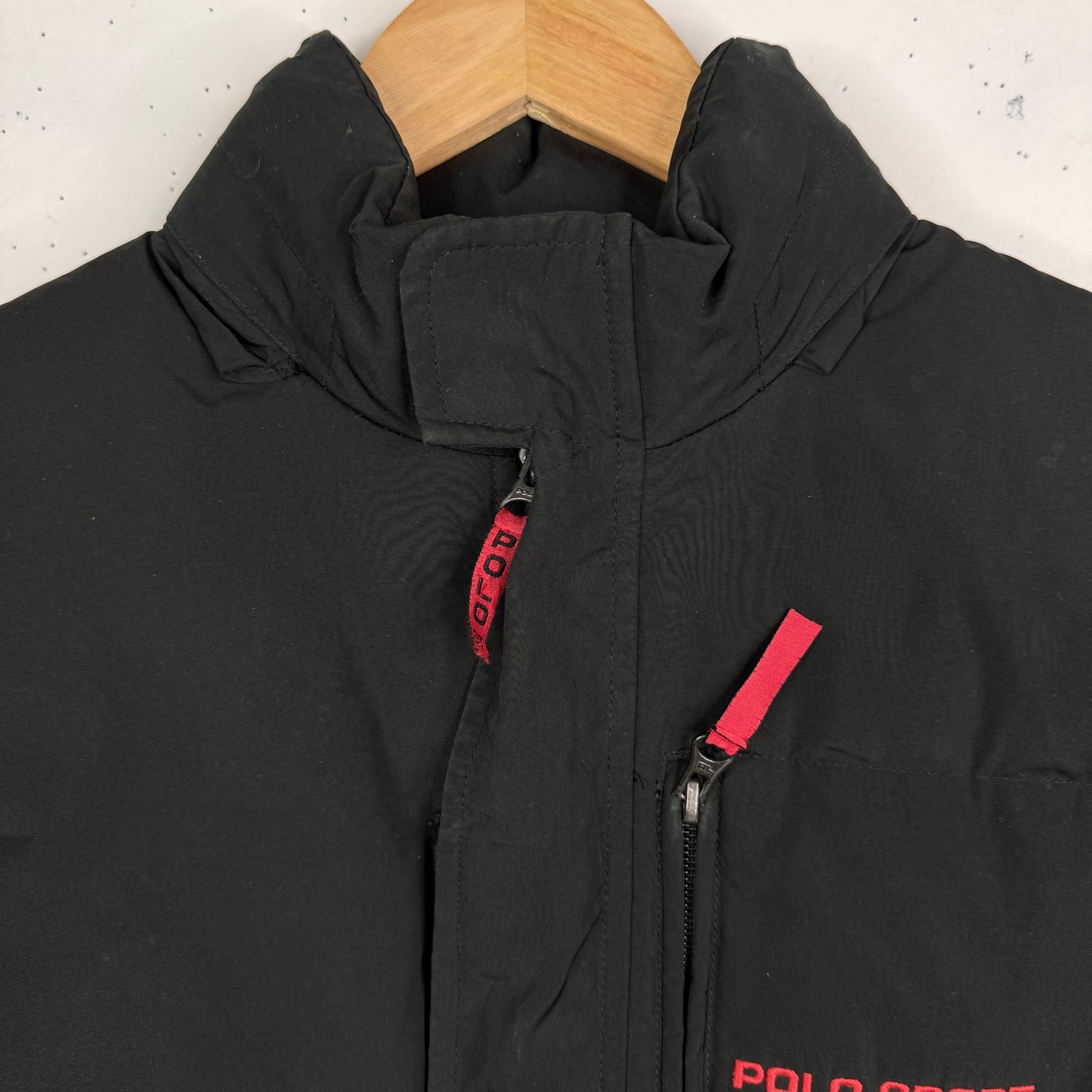 Polo Sport Ralph Lauren Vintage Black 67 Puffer Womens Medium
